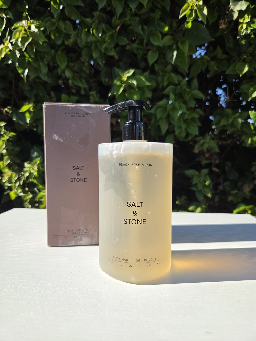 Salt & Stone Black Rose Oud Body Wash 15.2 Oz Vegan Cruelty Free NIB